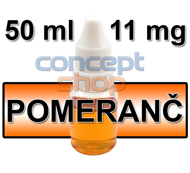 Příchuť POMERANČ - liquid pg, 50ml, 11mg NIKOTINU, e-liquid Dekang vysoké kvality AKCE - SKLADEM